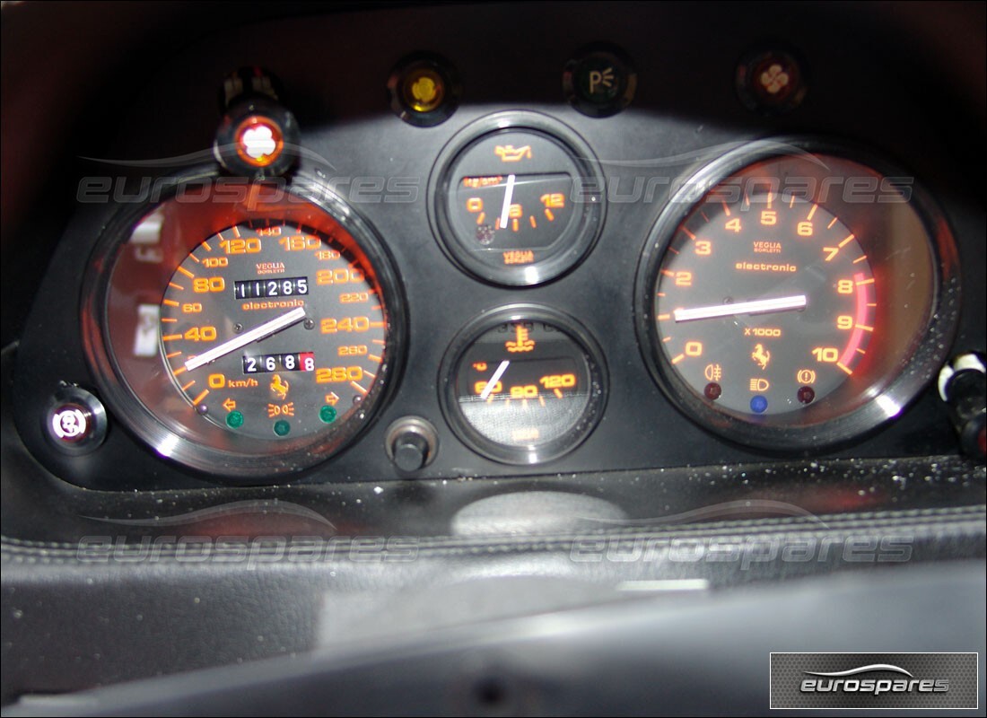 Ferrari 328 (1988) con 11275 Kilómetros, preparándose para la frenada #7