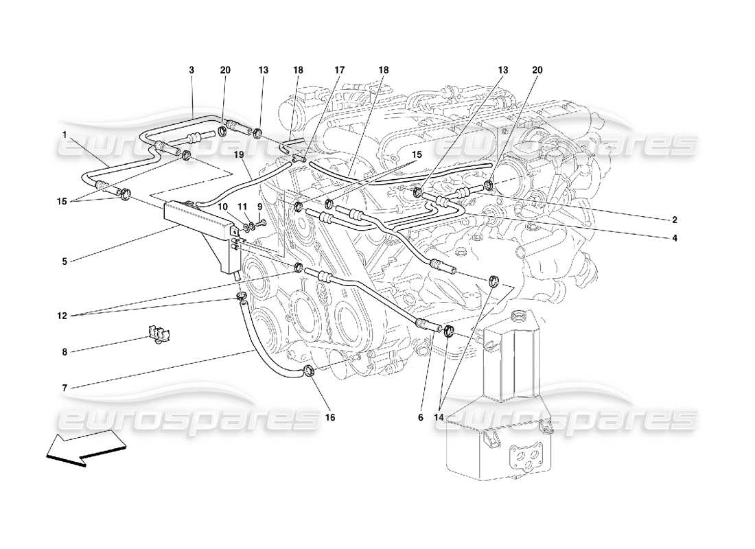 Ferrari 456 M GT/M GTA Golpe - Por sistema Diagrama de piezas