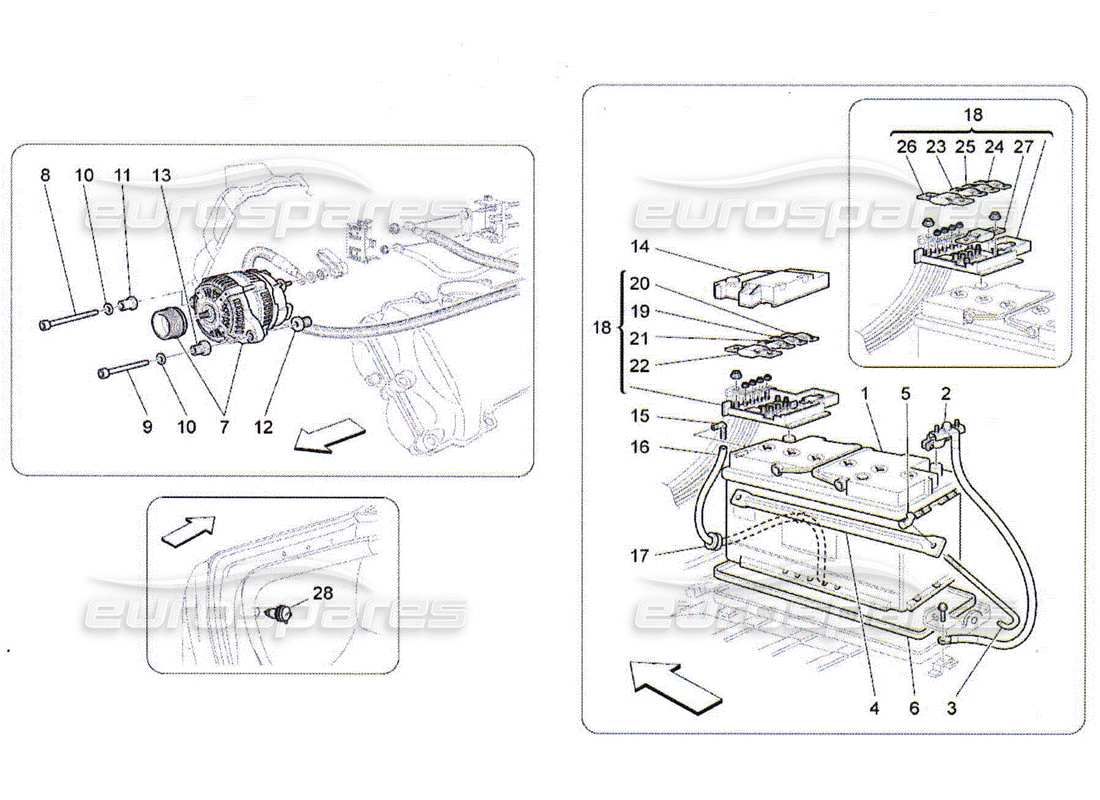 Maserati QTP. (2010) 4.2 ENERGY GENERATION AND ACCUMULATION Diagrama de piezas