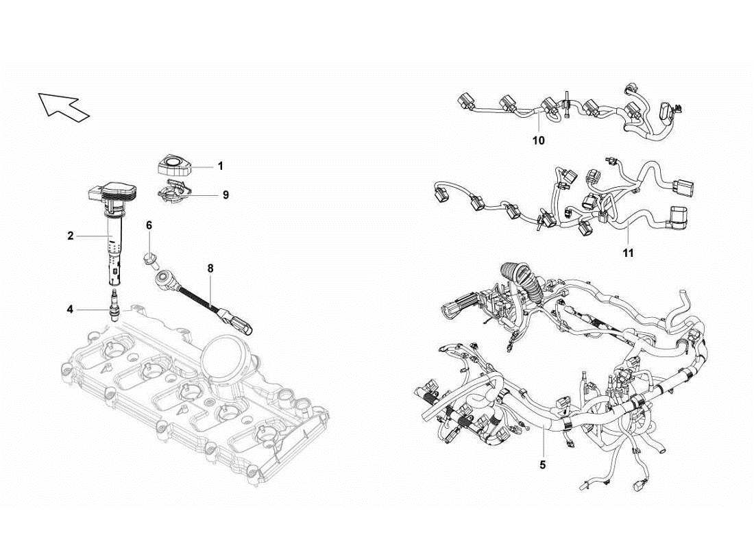 Part diagram containing part number 06E905376B