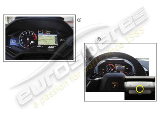 a part diagram from the Lamborghini Huracan LP600-4 Zhong Coupe (Accessories) parts catalogue