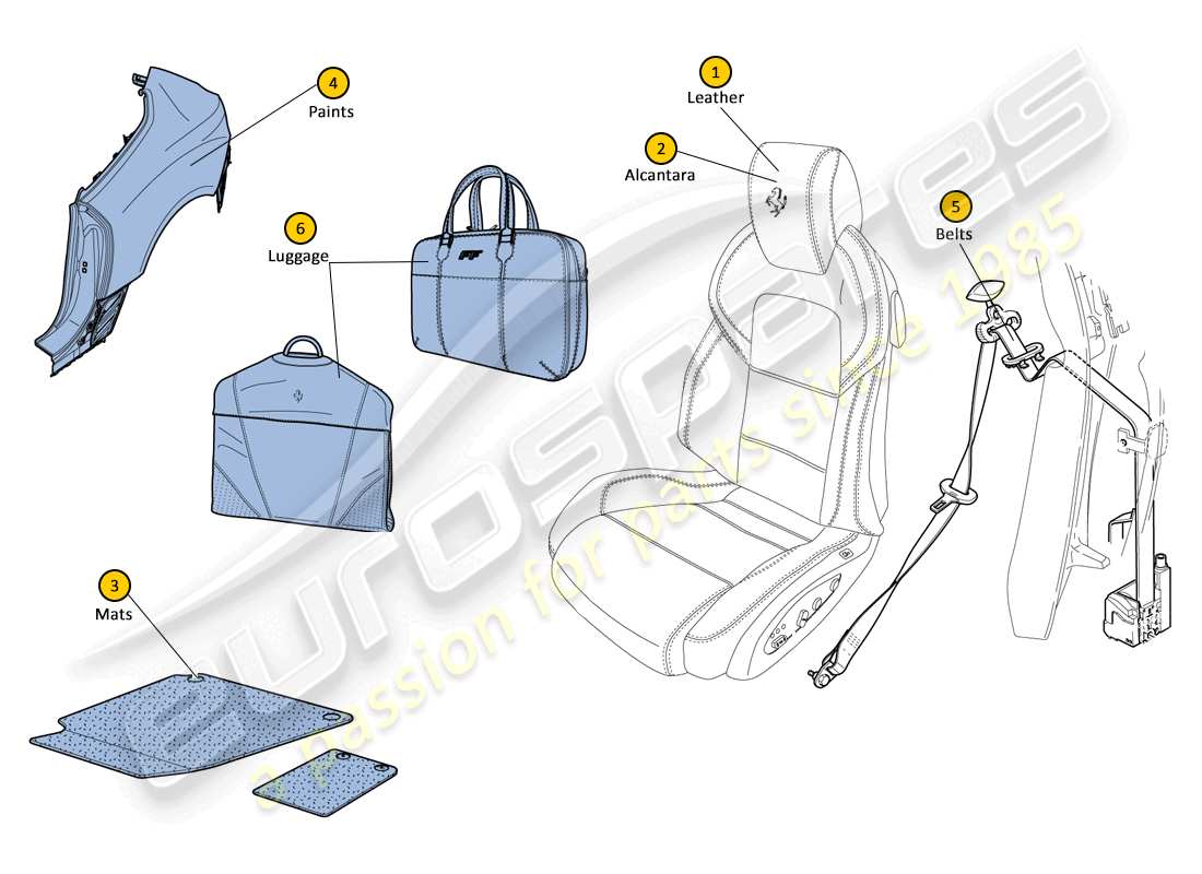 Part diagram containing part number 61