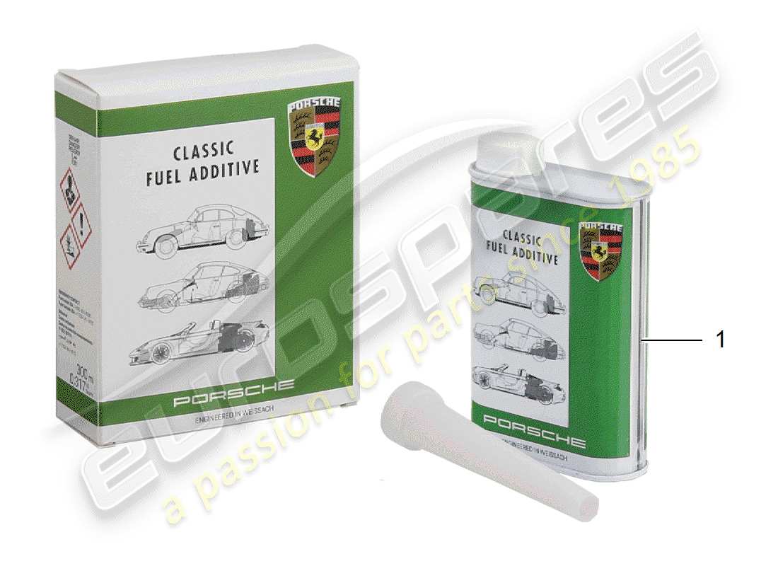 Porsche Classic accessories (1997) PORSCHE CLASSIC - ADDITIVE - FOR FUEL Diagrama de piezas