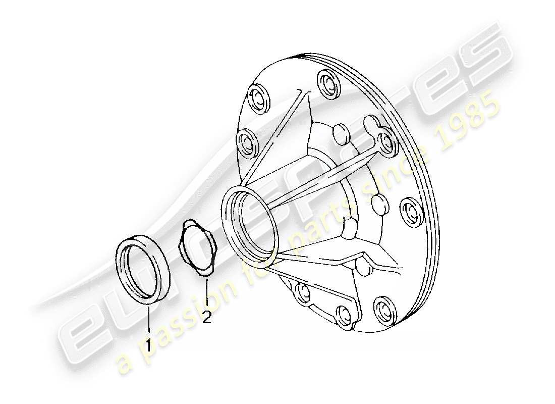 Porsche Boxster 986 (1998) tiptronic - - bomba de aceite Diagrama de piezas