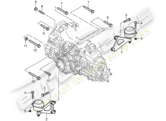 a part diagram from the Porsche Boxster 987 (2007) parts catalogue