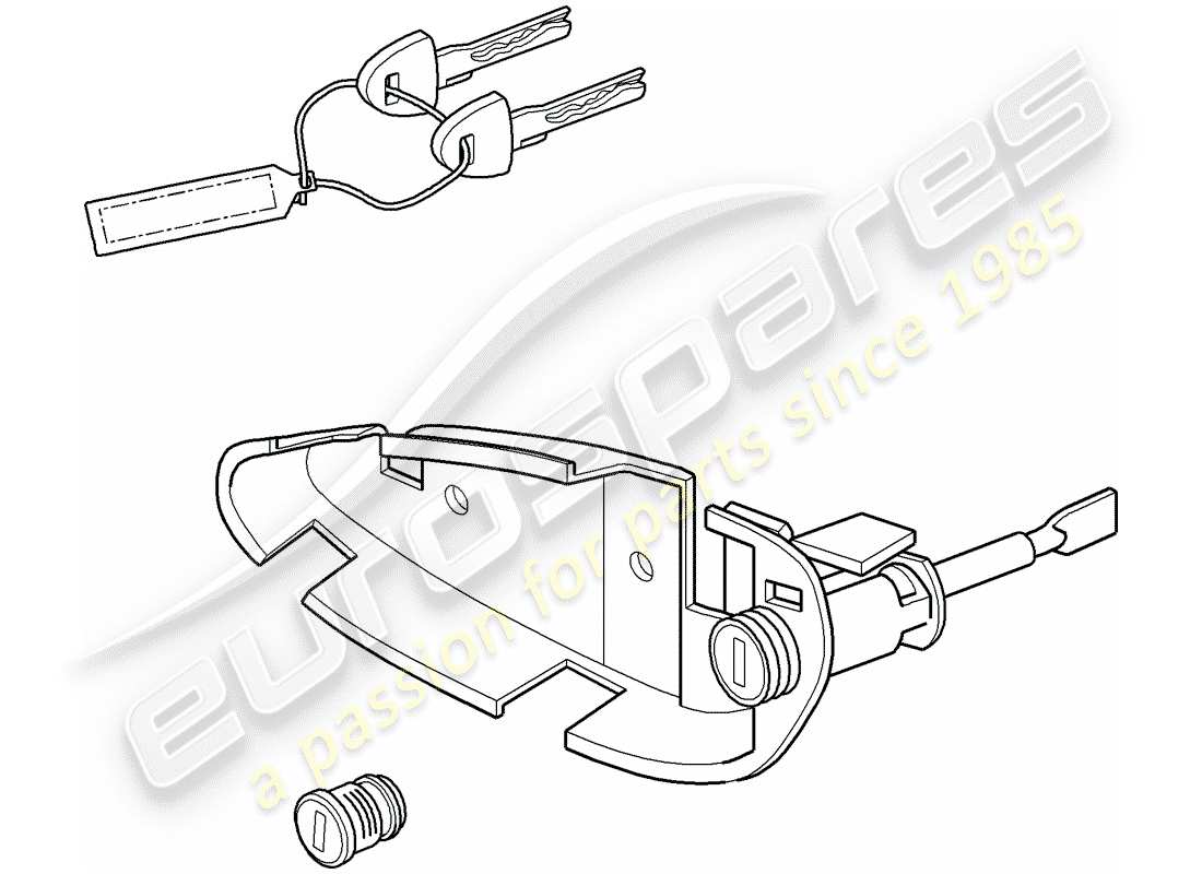 Porsche Boxster 987 (2008) kits de reparación Diagrama de piezas