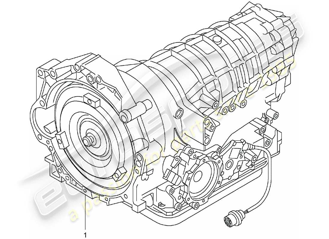 Porsche Replacement catalogue (1970) transmisión de repuesto Diagrama de piezas