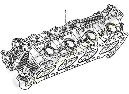a part diagram from the Porsche Replacement catalogue (1977) parts catalogue