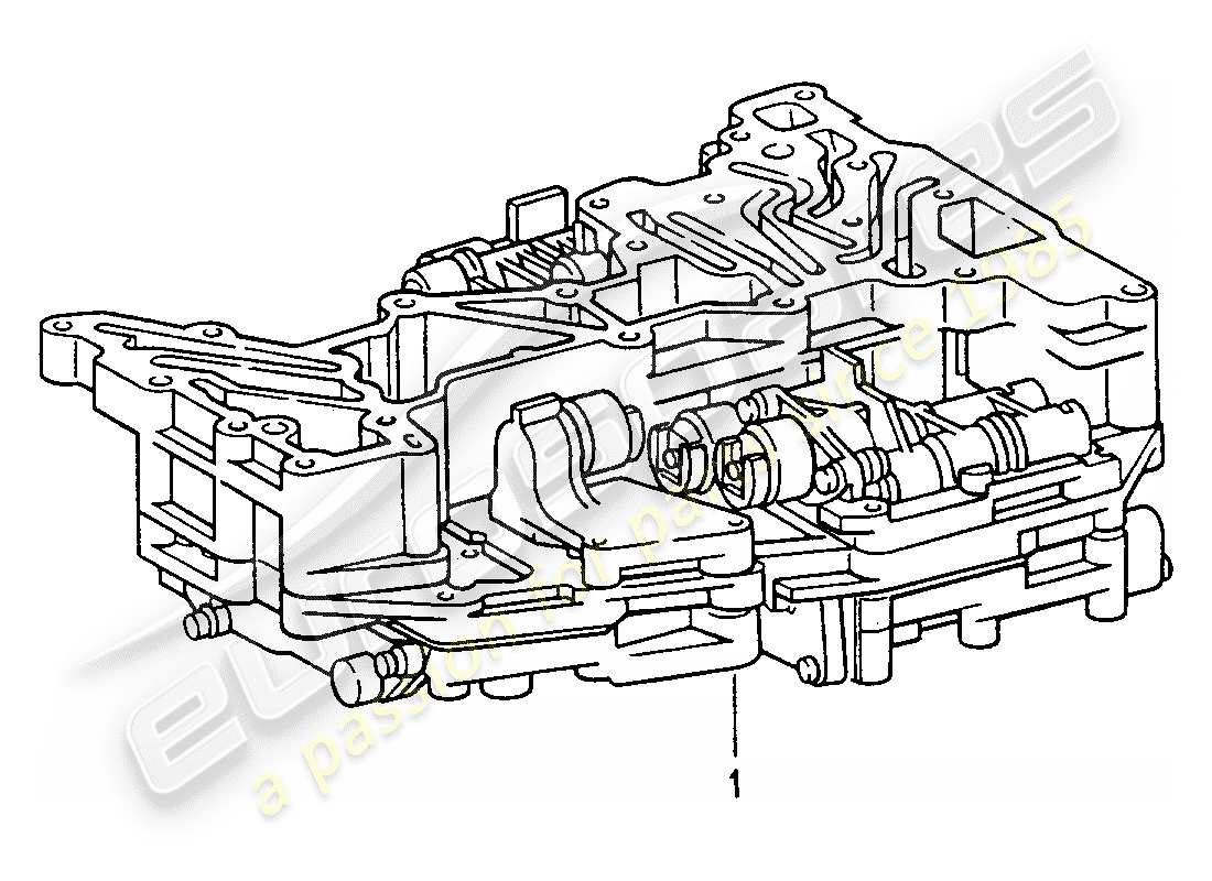 Porsche Replacement catalogue (1986) UNIDAD DE INTERRUPTOR Diagrama de piezas