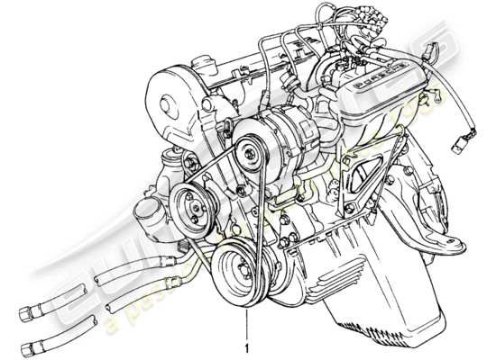 a part diagram from the Porsche Replacement catalogue (1994) parts catalogue