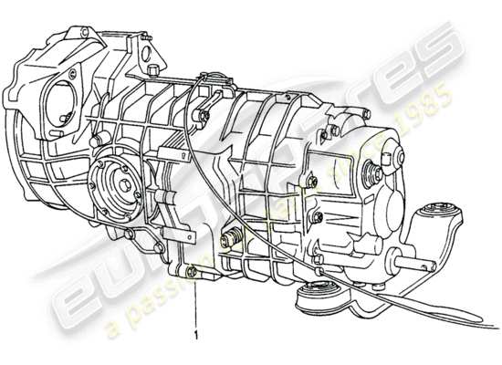 a part diagram from the Porsche Replacement catalogue (1999) parts catalogue
