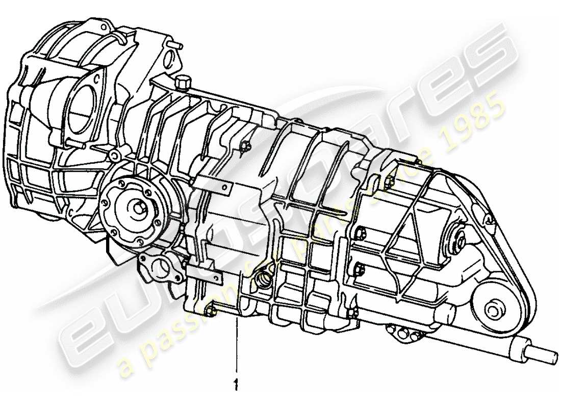 Porsche Replacement catalogue (2007) Manual Gearbox Diagrama de piezas