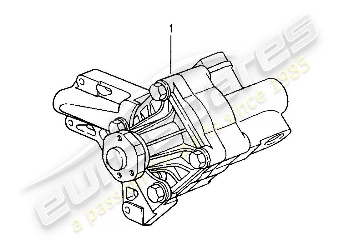 Porsche Replacement catalogue (2007) Bomba de dirección asistida Diagrama de piezas