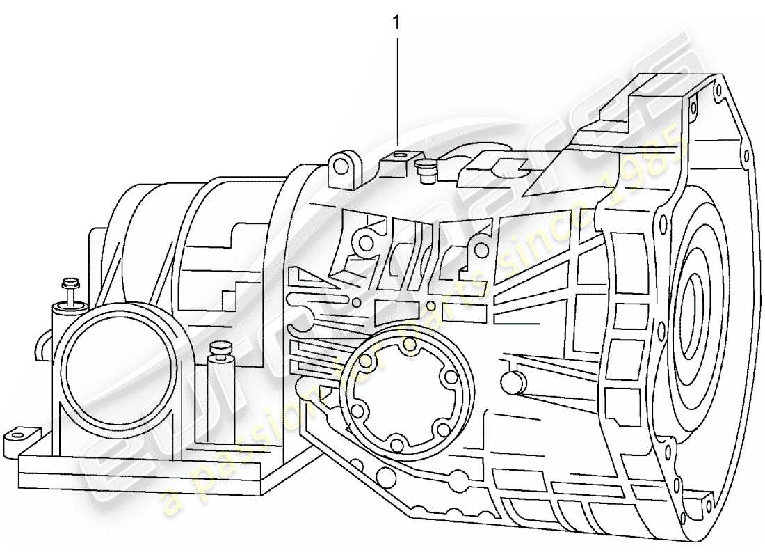 Porsche Replacement catalogue (2009) Transmisión automática Diagrama de piezas