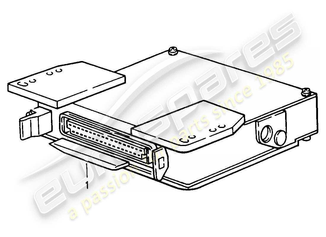 Porsche Replacement catalogue (2009) UNIDADES DE CONTROL Diagrama de piezas