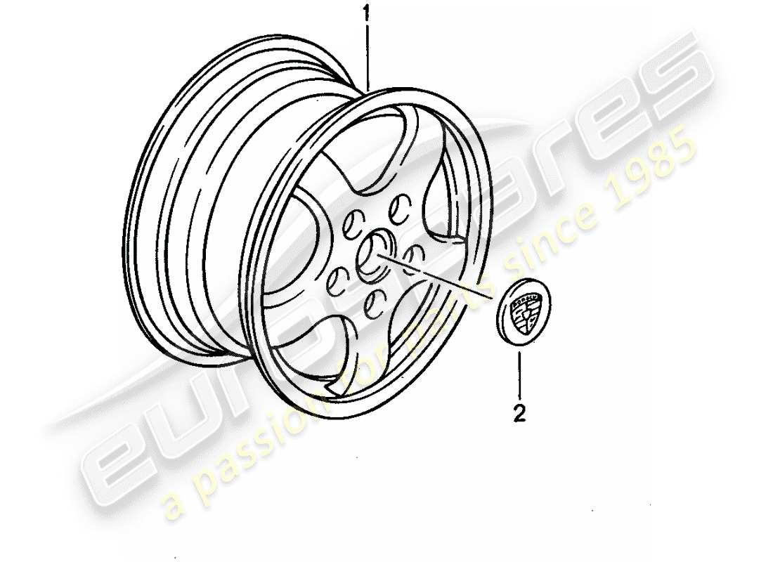 Porsche Tequipment catalogue (2003) juegos de ruedas dentadas Diagrama de piezas