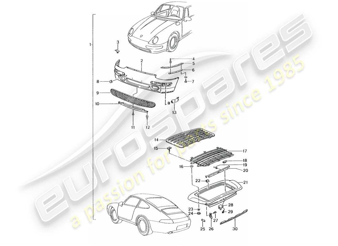 Porsche Tequipment catalogue (2003) aerokit Diagrama de piezas
