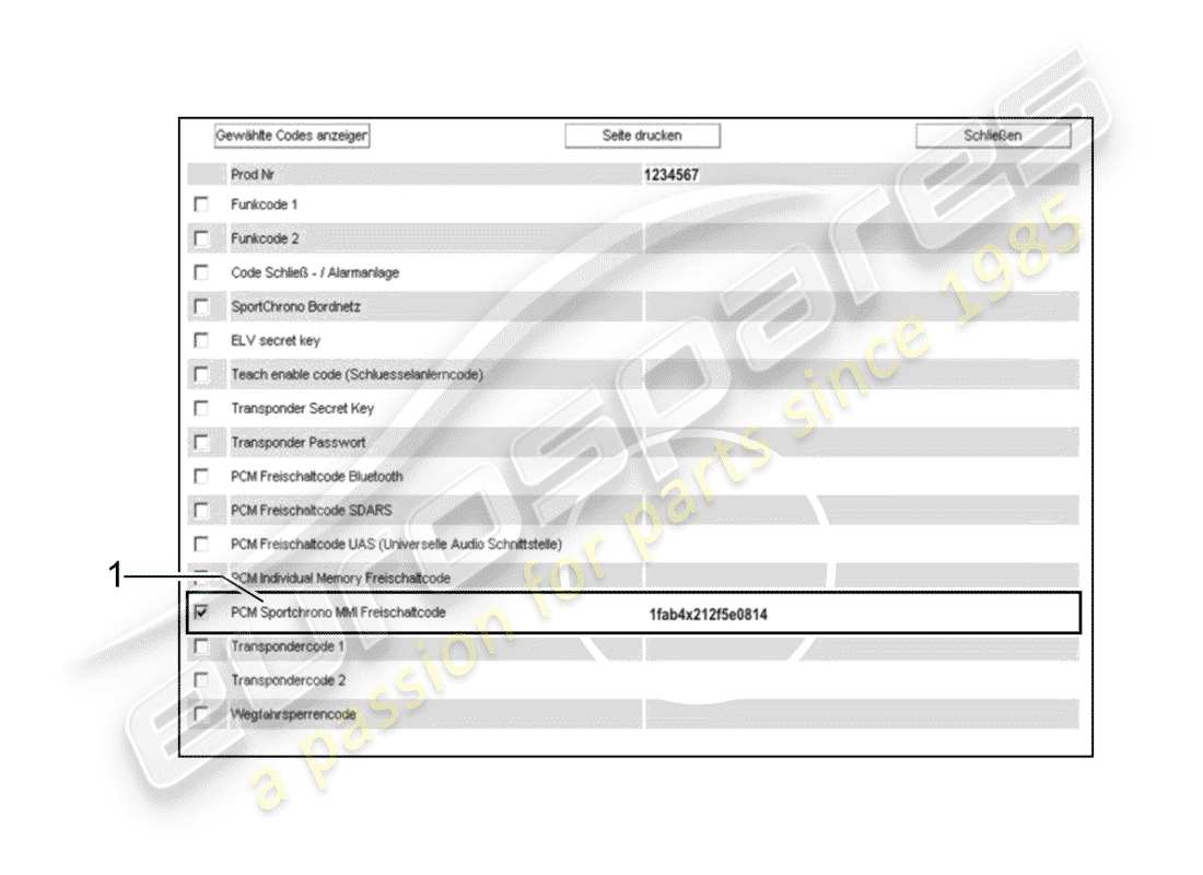 Porsche Tequipment catalogue (2007) software Diagrama de piezas