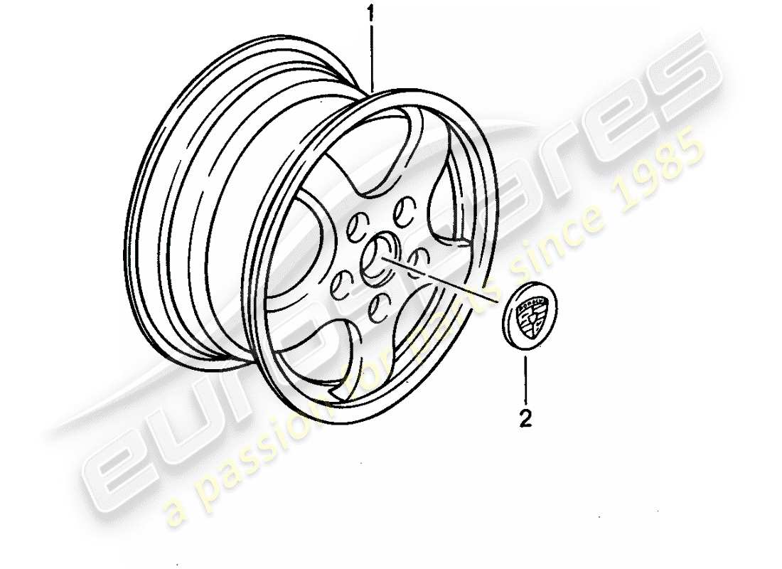 Porsche Tequipment catalogue (2012) juegos de ruedas dentadas Diagrama de piezas