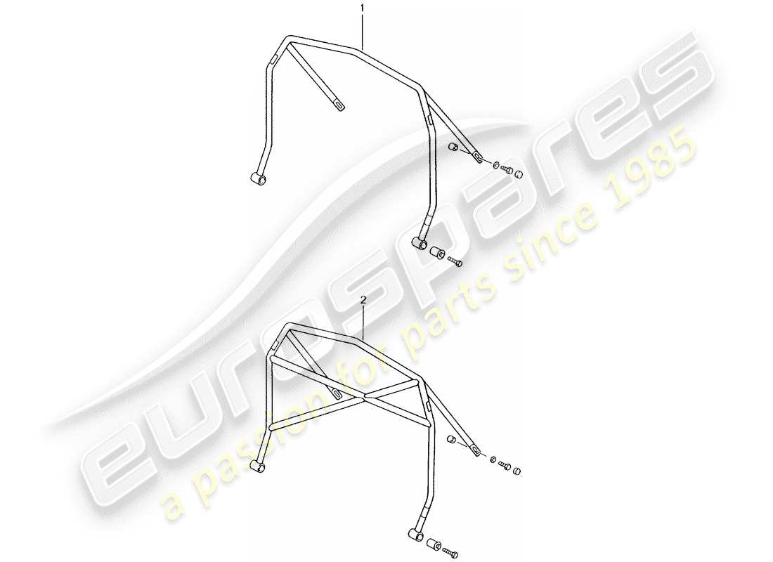 Porsche Tequipment catalogue (2012) BARRA ANTIVUELCO Diagrama de piezas