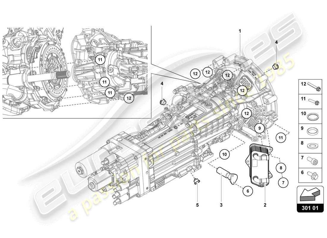 Lamborghini LP720-4 Coupé 50 (2014) FILTRO DE ACEITE Diagrama de piezas