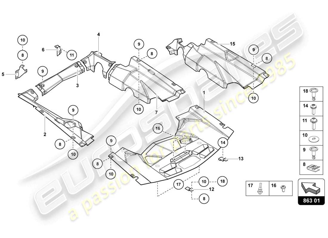 Lamborghini LP720-4 Coupé 50 (2014) COVERS Diagrama de piezas