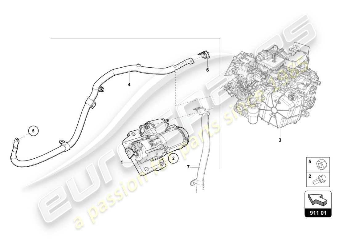 Lamborghini Performante Coupe (2019) INICIO Diagrama de piezas