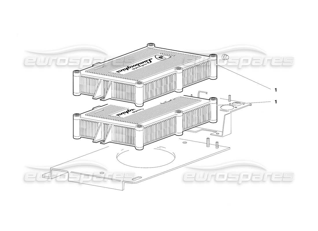 Lamborghini Diablo VT (1994) Unidades de Inyección Electrónica (Válido para la versión de Arabia Saudita - Abril 1994) Diagrama de piezas