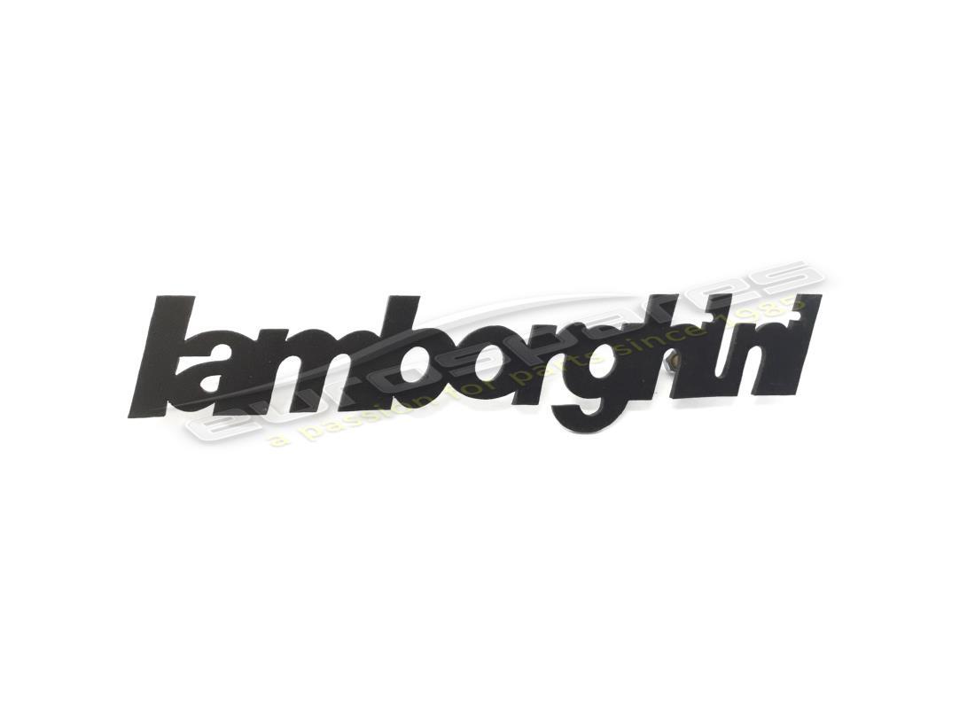 NUEVO Lamborghini Lamborghini PLATO NEGRO. NÚMERO DE PARTE 006111397 (1)