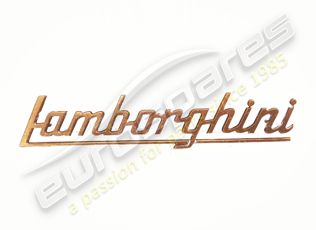 INSIGNIA DE Lamborghini LETRAS USADA (CROMADA). NÚMERO DE PARTE 006106554 (1)