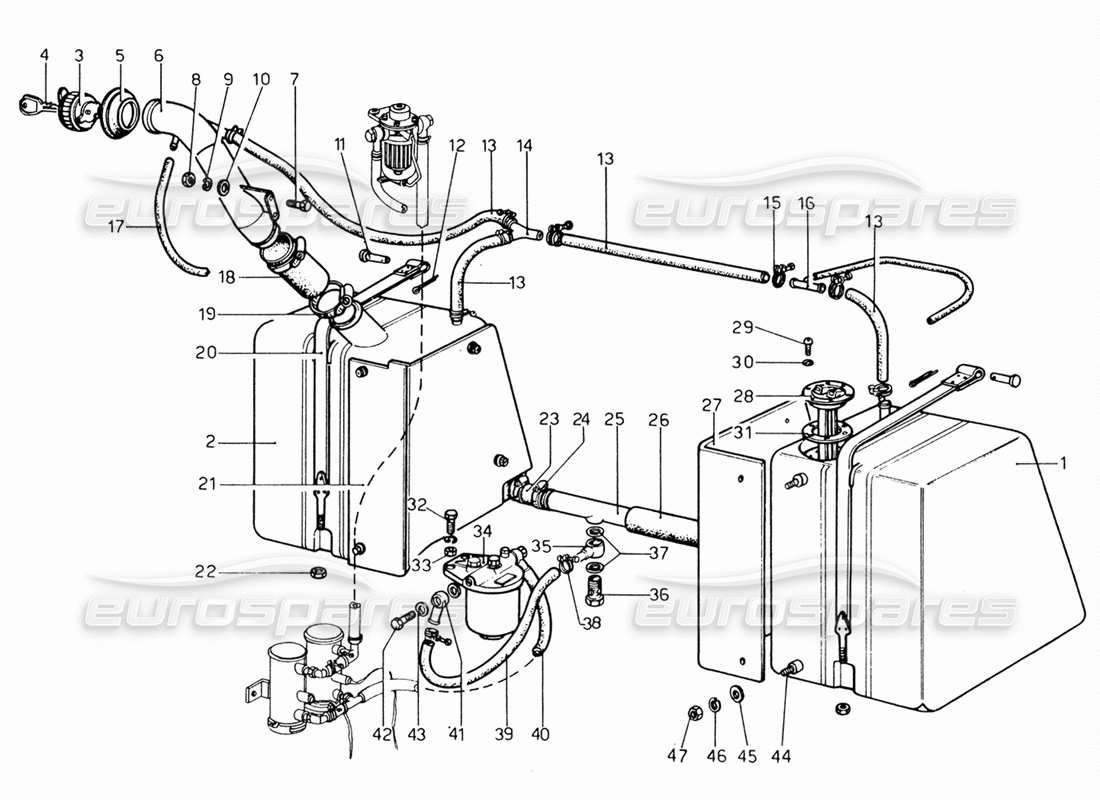 diagrama de pieza que contiene el número de pieza 95028