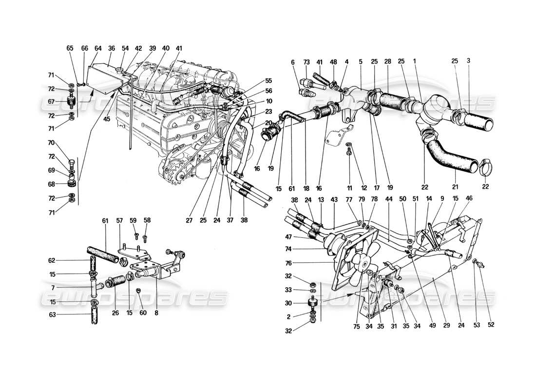 diagrama de pieza que contiene el número de pieza 117875