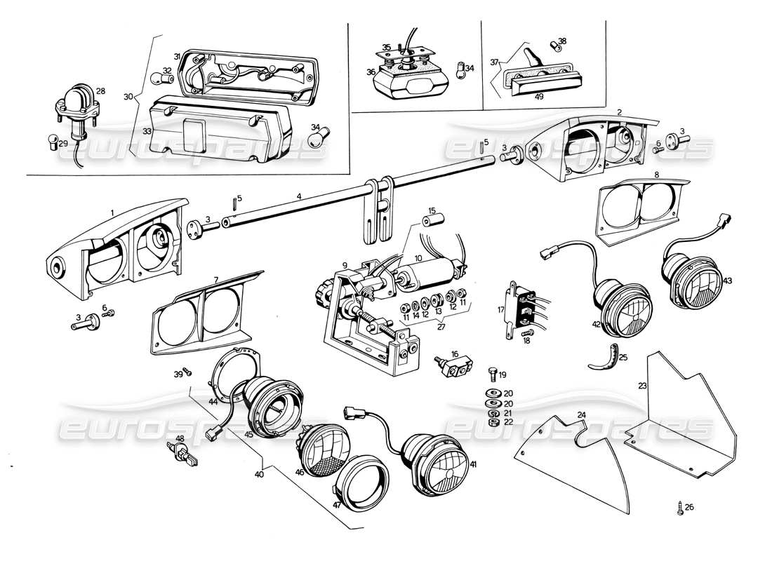 part diagram containing part number sn sn 66205