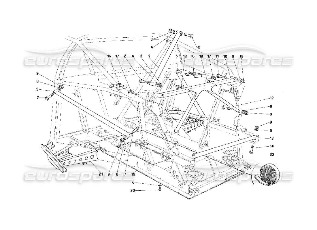 diagrama de pieza que contiene el número de pieza 127496