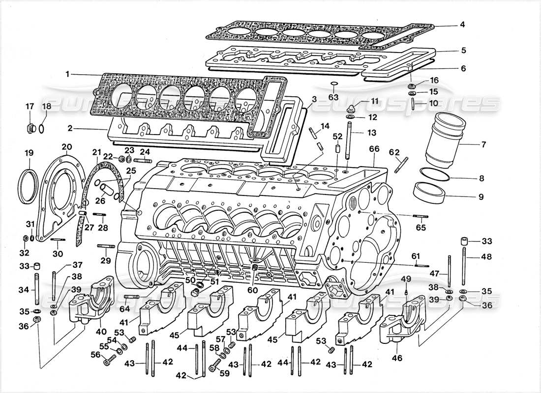 lamborghini lm002 (1988) diagrama de piezas del carter