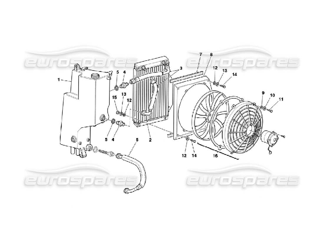 ferrari 355 challenge (1996) lubricación diagrama de piezas