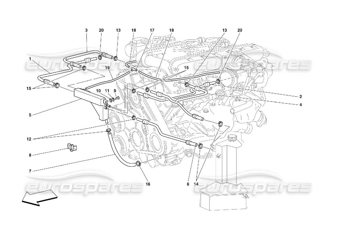 ferrari 456 gt/gta golpe - por sistema diagrama de piezas