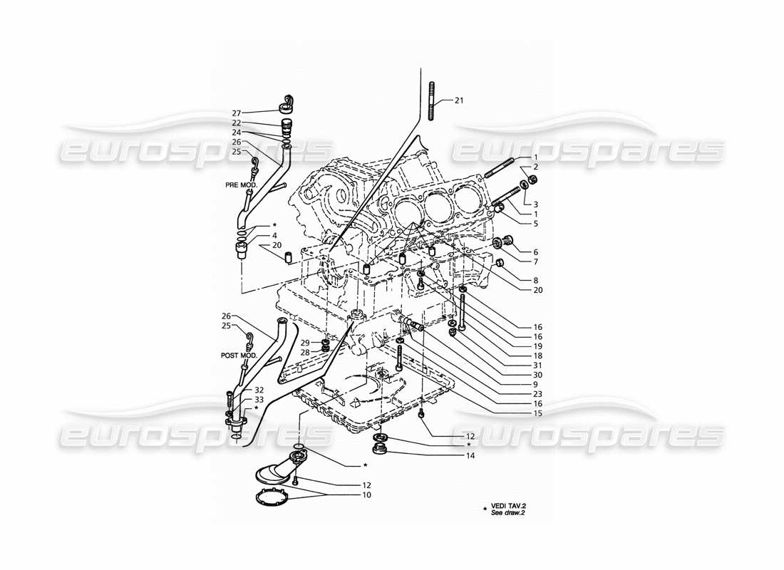 maserati qtp. 3.2 v8 (1999) fijaciones y accesorios para bloques diagrama de piezas