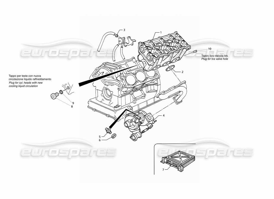 maserati ghibli 2.0 cup diagrama de piezas de variaciones del motor
