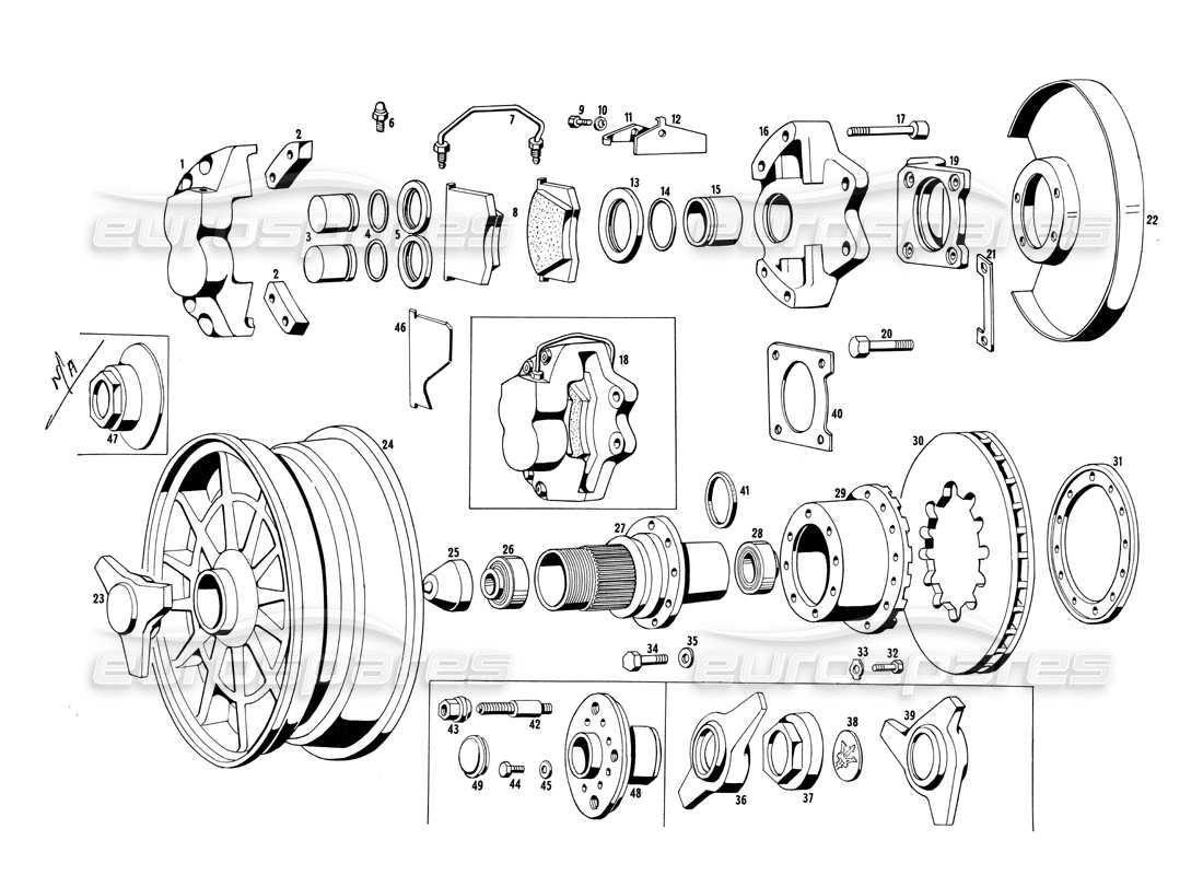 part diagram containing part number 107 fa 61487