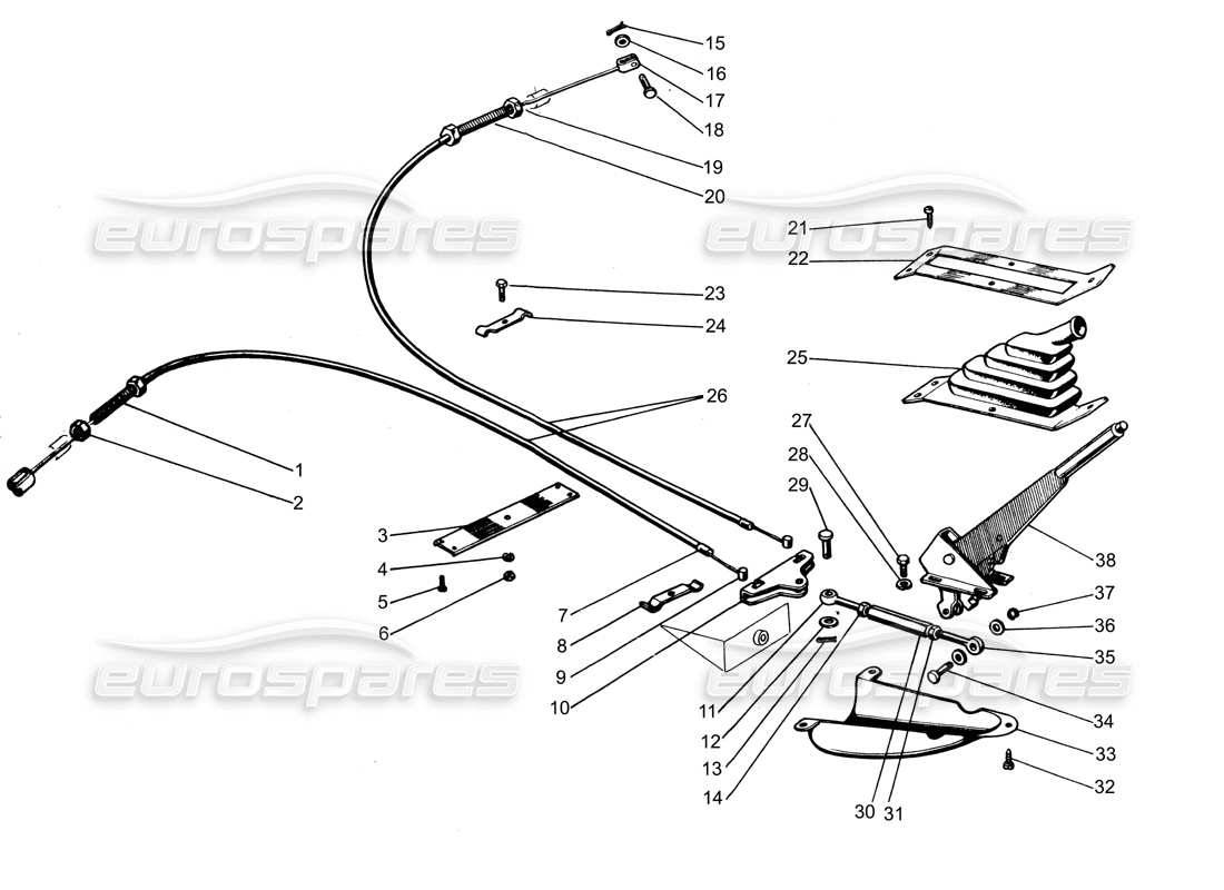 diagrama de pieza que contiene el número de pieza 003305675