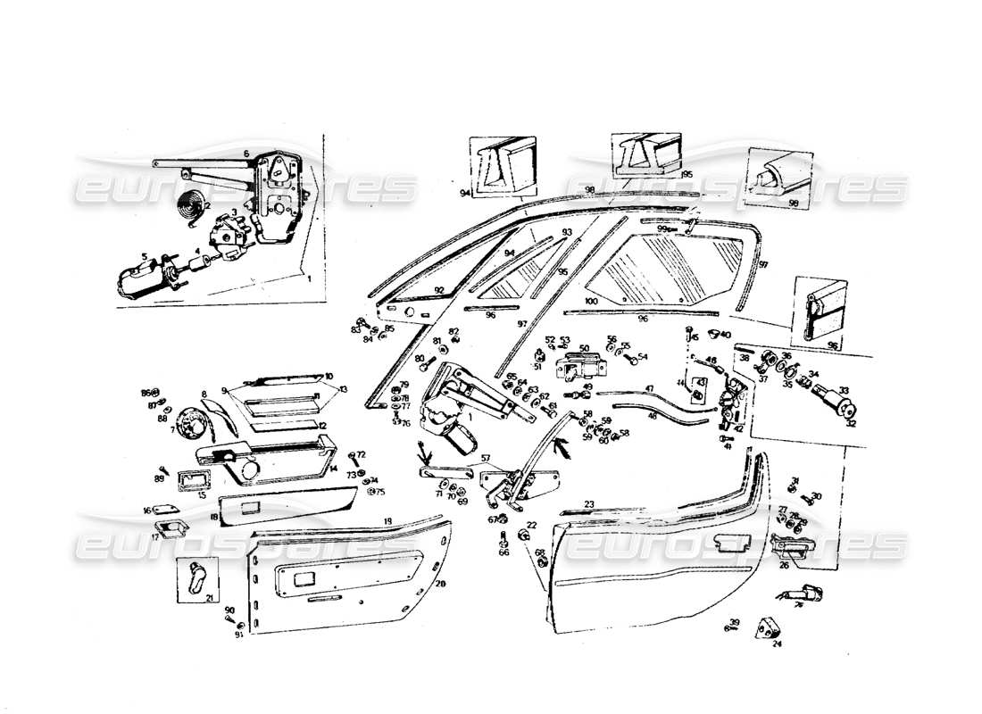 VER DIAGRAMAS DE PIEZAS DEL CATÁLOGO DE PIEZAS MASERATI BORA un diagrama de piezas del catálogo de piezas maserati bora