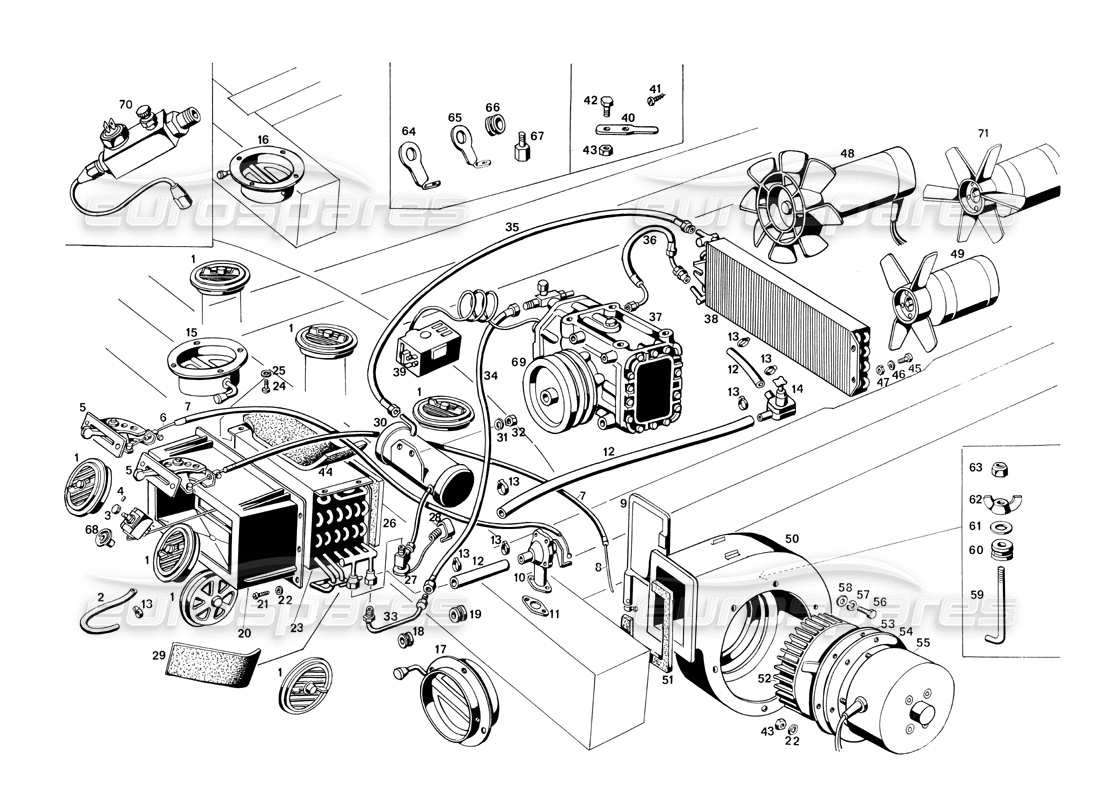 diagrama de pieza que contiene el número de pieza 107/a bv 62227