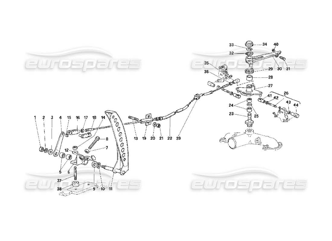 diagrama de pieza que contiene el número de pieza 61083900