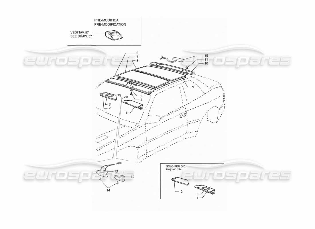 diagrama de pieza que contiene el número de pieza 368100302