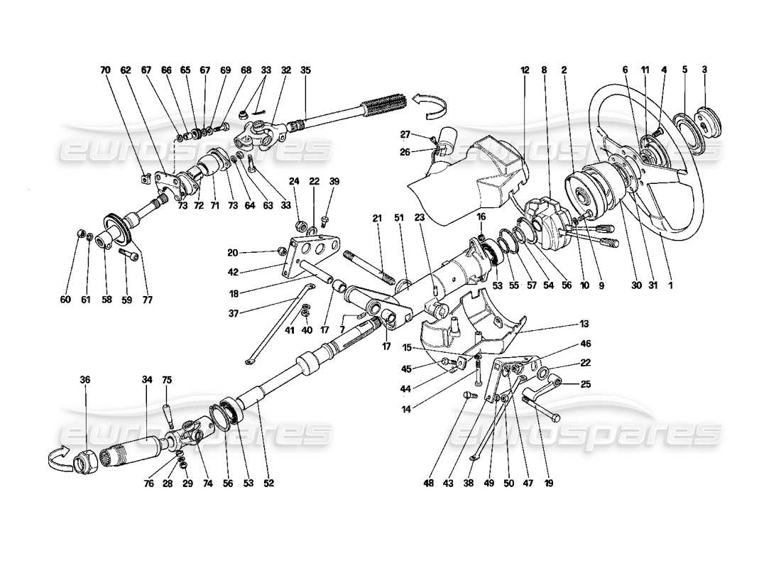 diagrama de pieza que contiene el número de pieza 136507