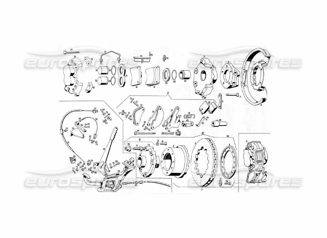 diagrama de pieza que contiene el número de pieza 115 fp 65070