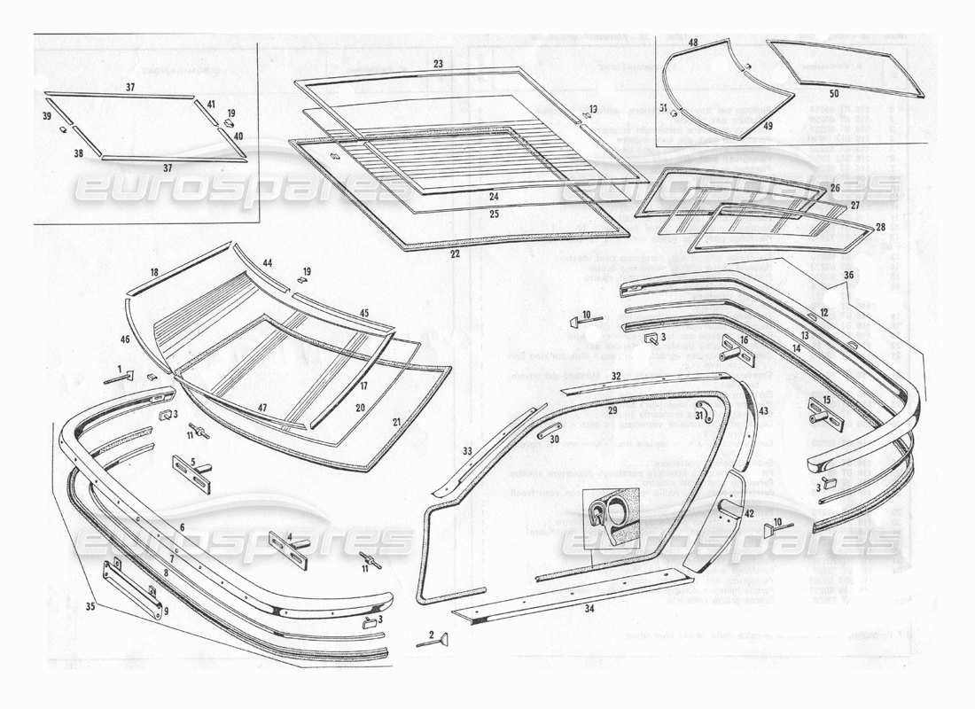 diagrama de pieza que contiene el número de pieza 116 bc 66260