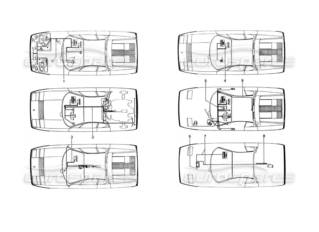 diagrama de pieza que contiene el número de pieza 501704