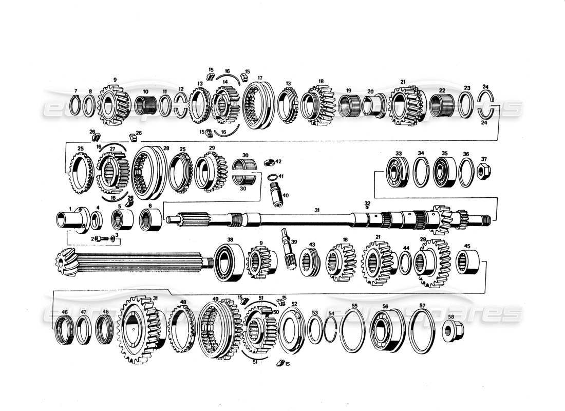 diagrama de pieza que contiene el número de pieza 117 tc 77971